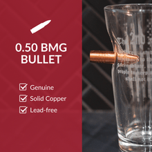 Pint Glass 2nd Amendment by BenShot