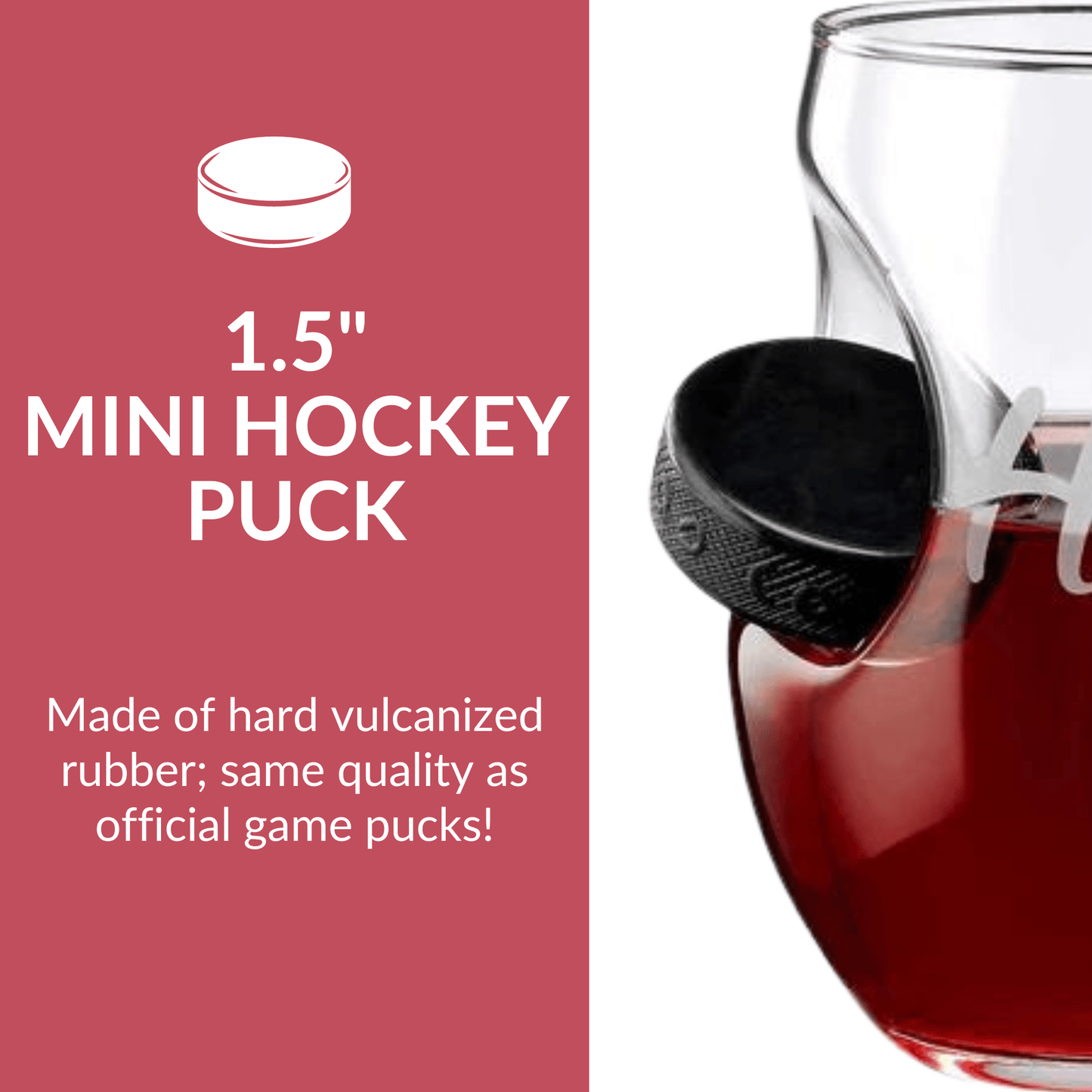 Stemless Wine Glass for Hockey Moms by BenShot
