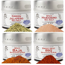 Kitchen, Cooking and Grilling Essentials – The Spicy Collection  | Set of 4 by Gustus Vitae