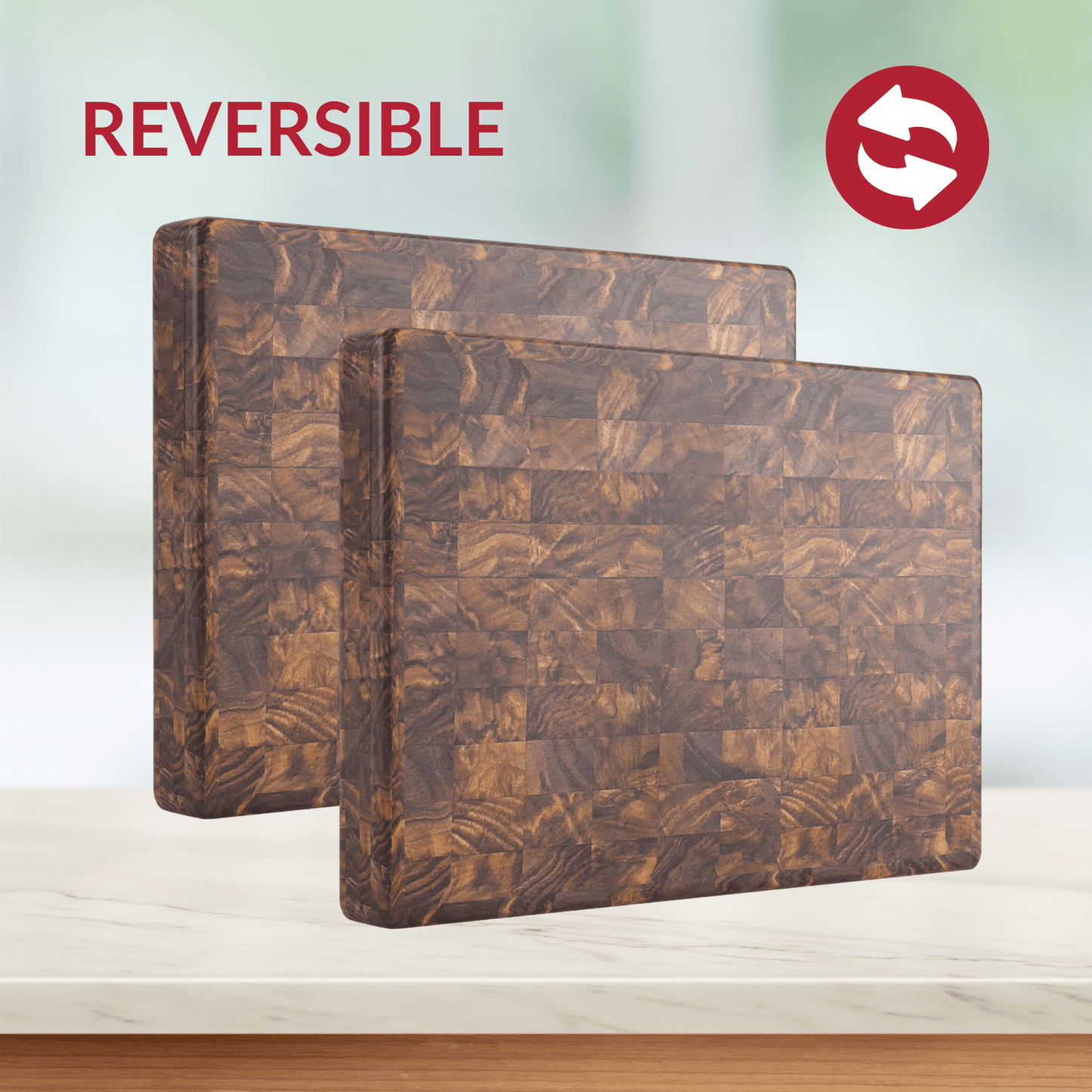 Medium End Grain Walnut Wood Butcher Block/return B grade