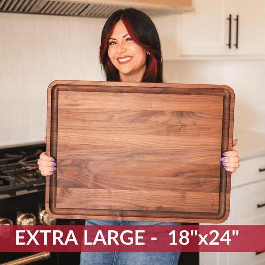 Extra Large Walnut Wood Cutting Board - RETURNED ITEM - FINAL SALE