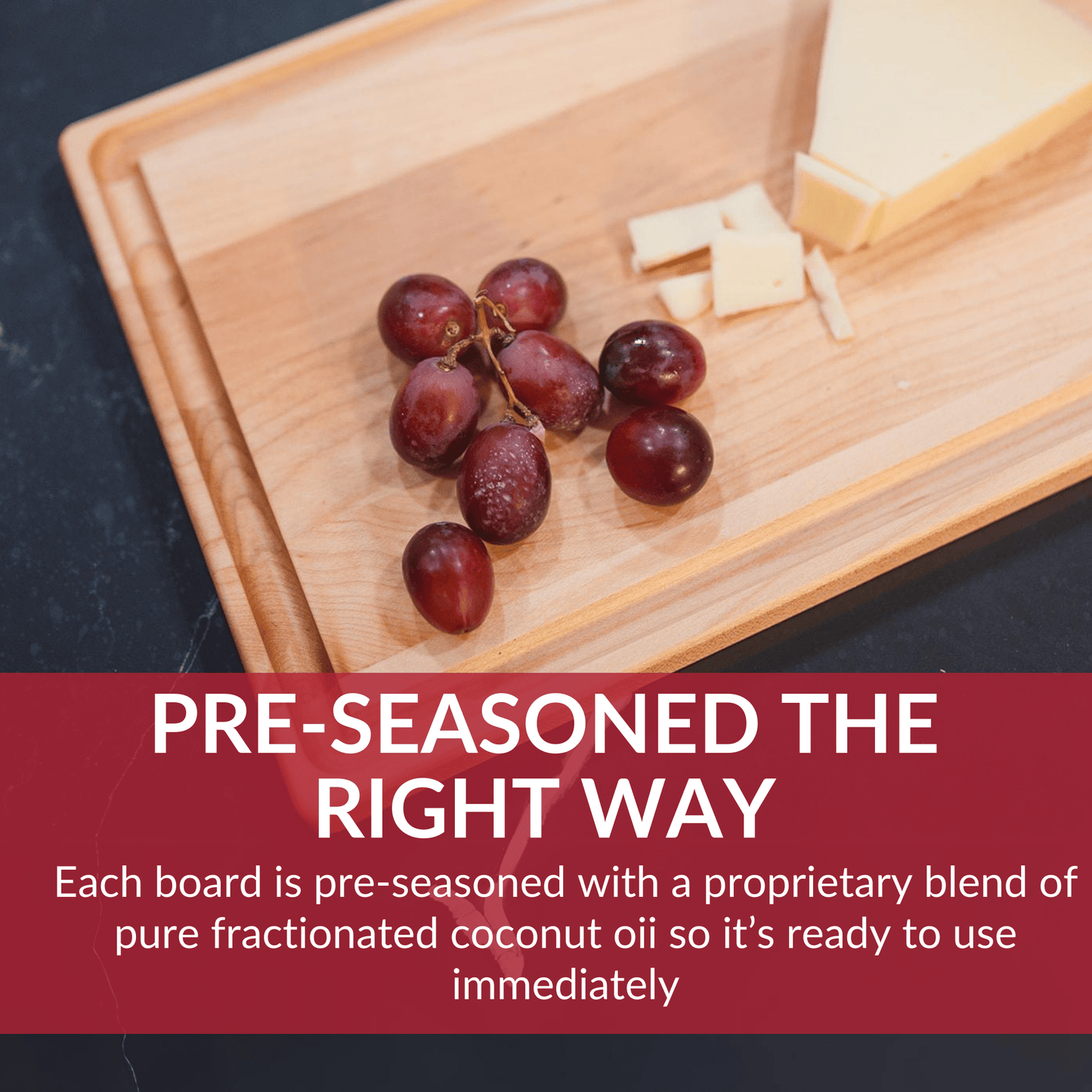 Medium Maple Wood Cutting Board