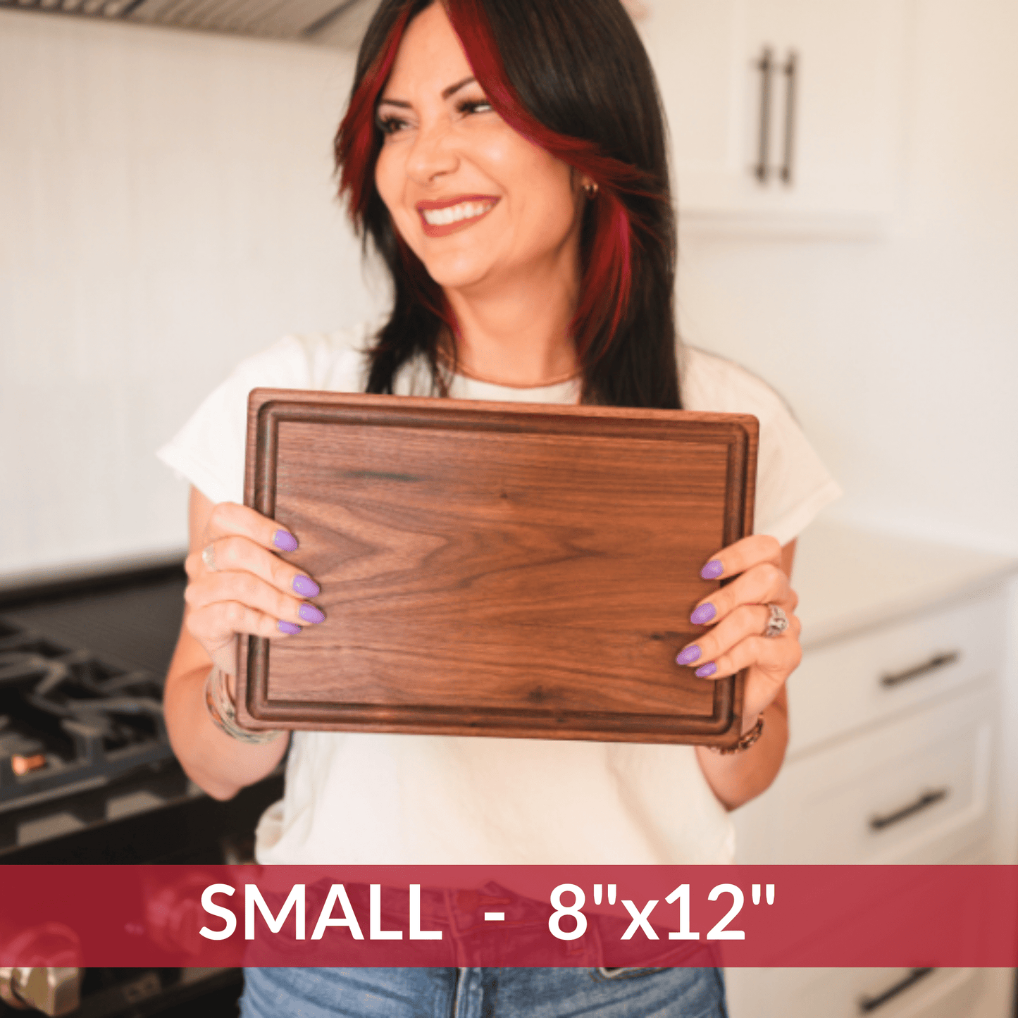 Small Walnut Wood Cutting Board/return B grade