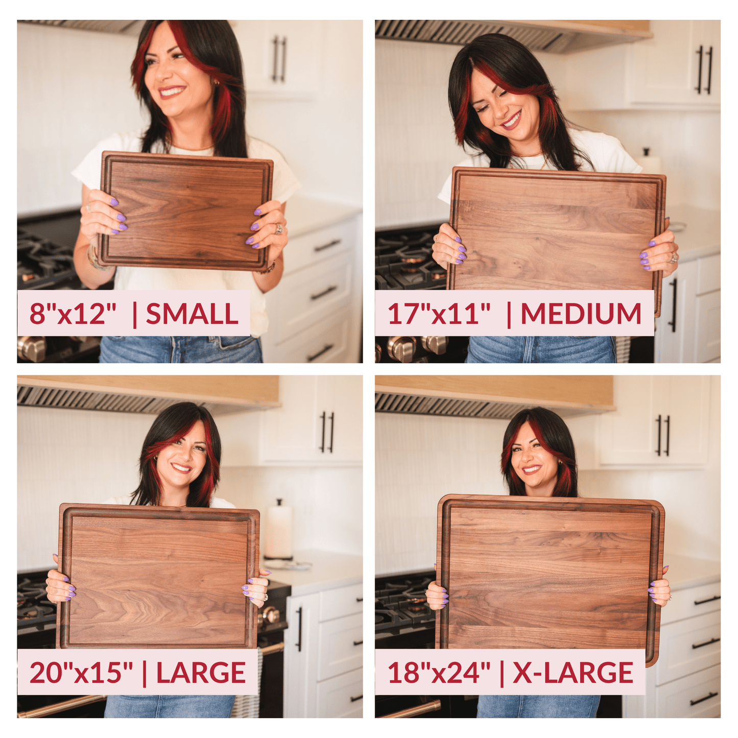 Small Walnut Wood Cutting Board/return B grade