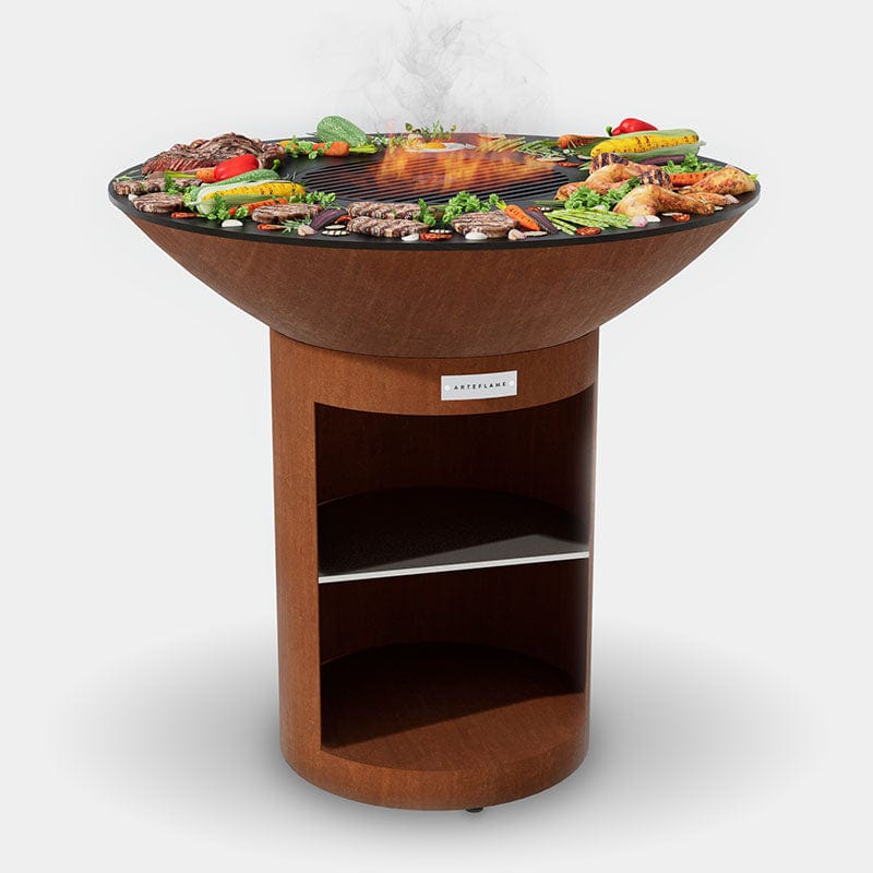 Arteflame Arteflame Classic 40" Grill - Tall Round Base With Storage by Arteflame
