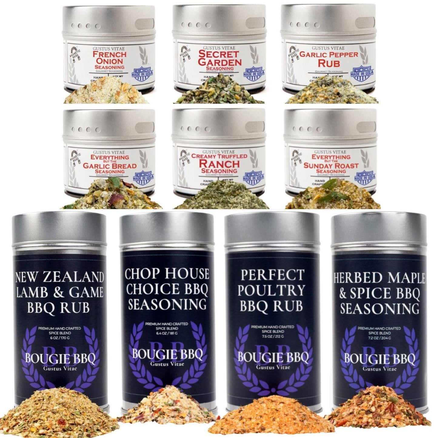 Gustus Vitae Complete Holiday Mains & Sides Meal Kit | 10 All Natural Gourmet Seasonings For Every Occasion by Gustus Vitae