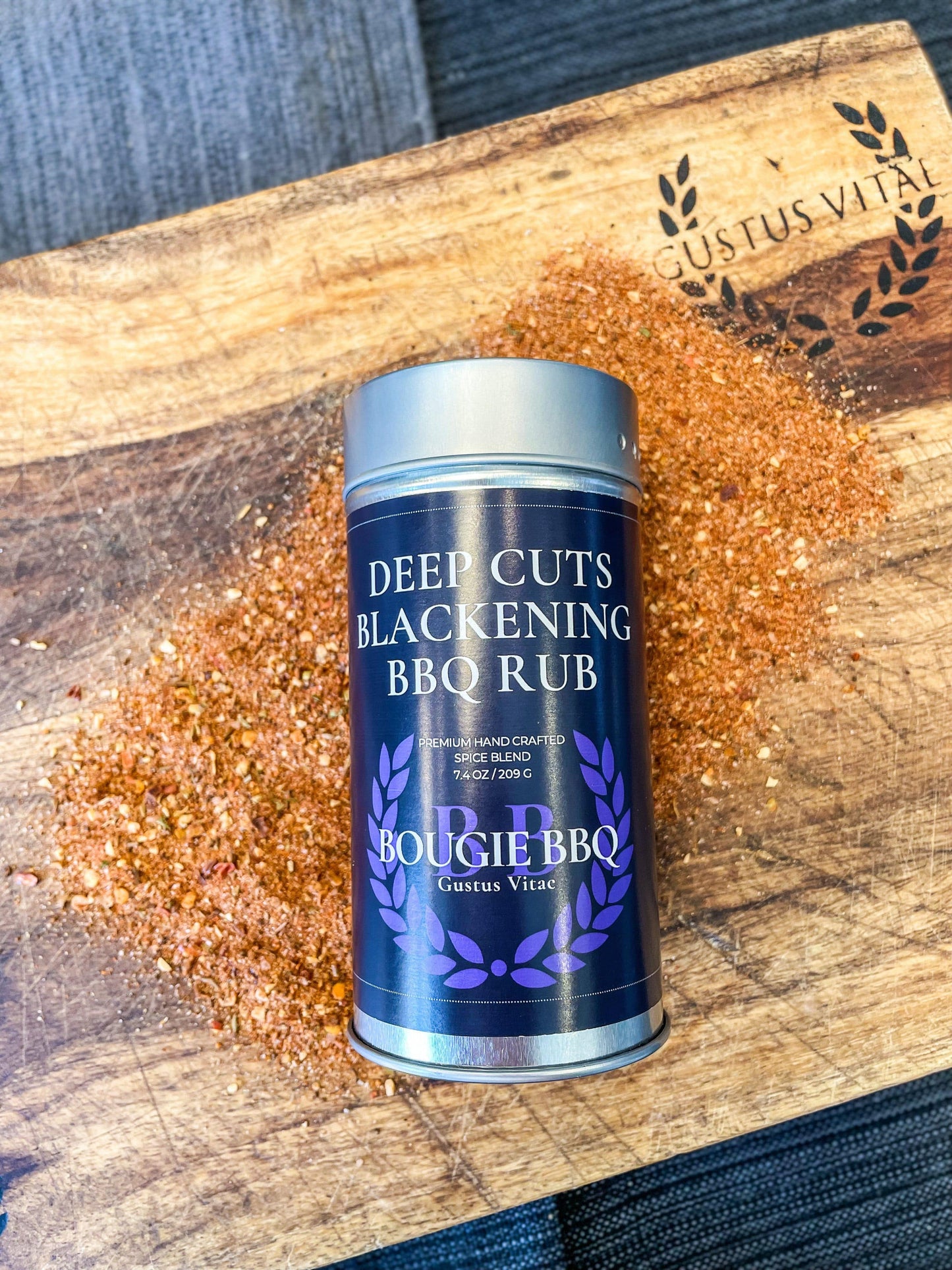 Gustus Vitae Deep Cuts Blackening BBQ Rub & Seasoning by Gustus Vitae