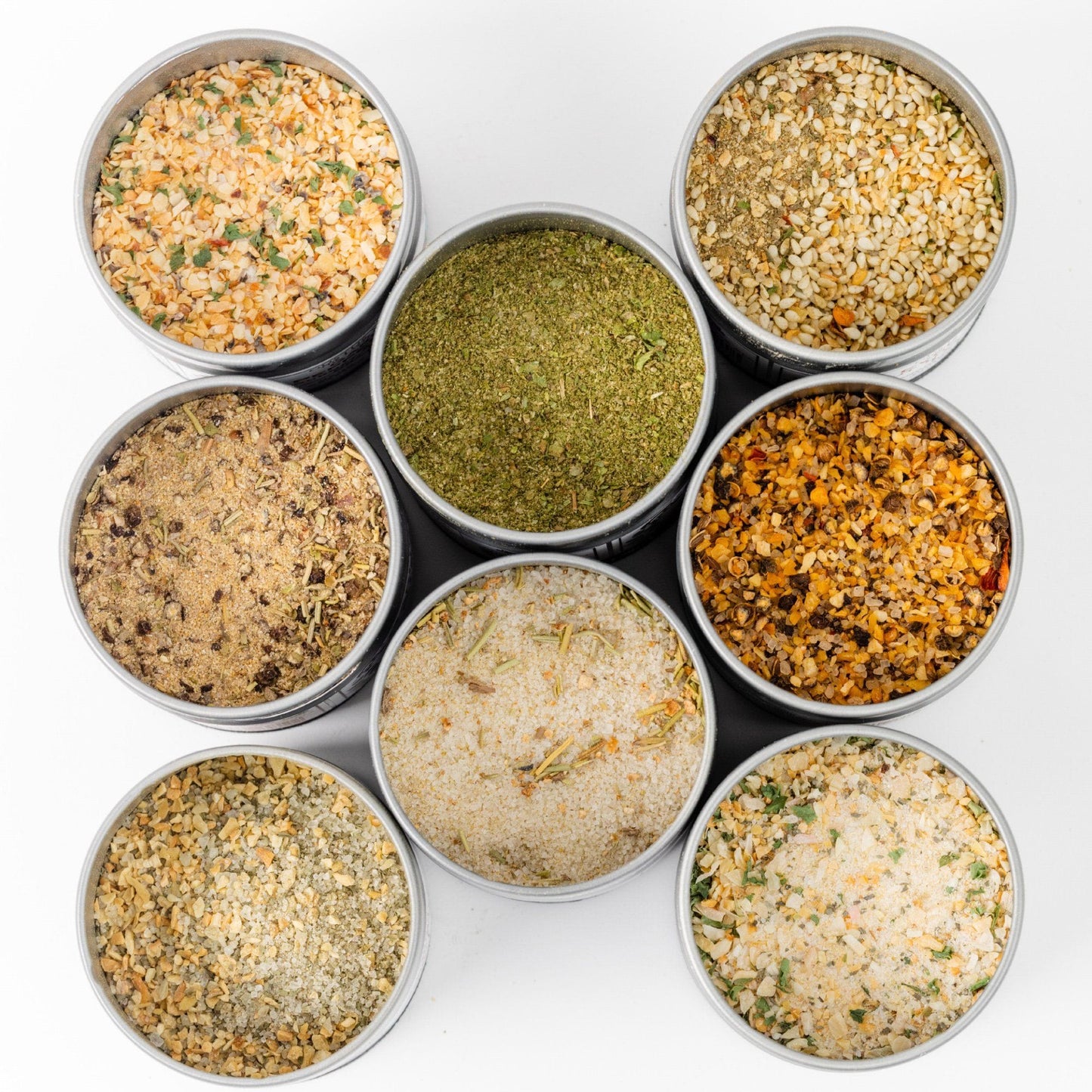 Gustus Vitae Deluxe Home Chef Flavor Kit | 8 Gourmet Seasonings & Salts In A Handsome Gift Tin by Gustus Vitae