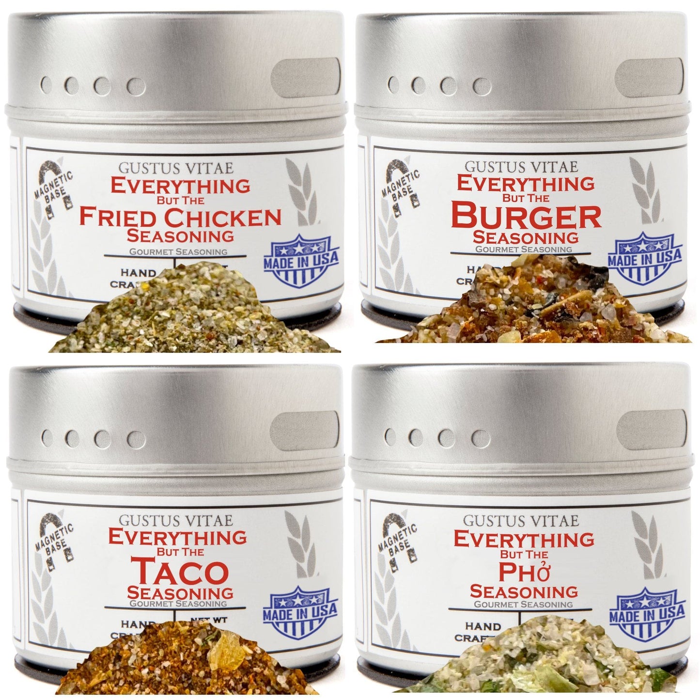 Gustus Vitae Everything But The Food Truck Favorite Flavors Collection | Set of 4 by Gustus Vitae