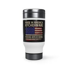Printify Stainless Steel Travel Mug with Handle, 14oz Mug 14oz