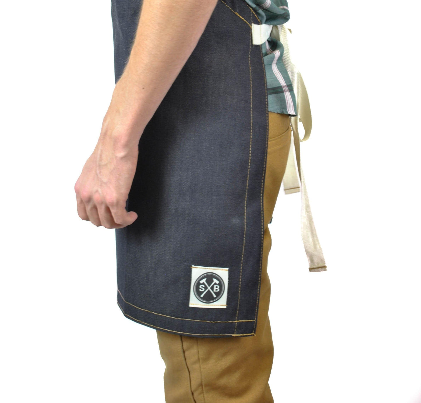 Sturdy Brothers The Jack Selvedge Denim Apron (Indigo) by Sturdy Brothers