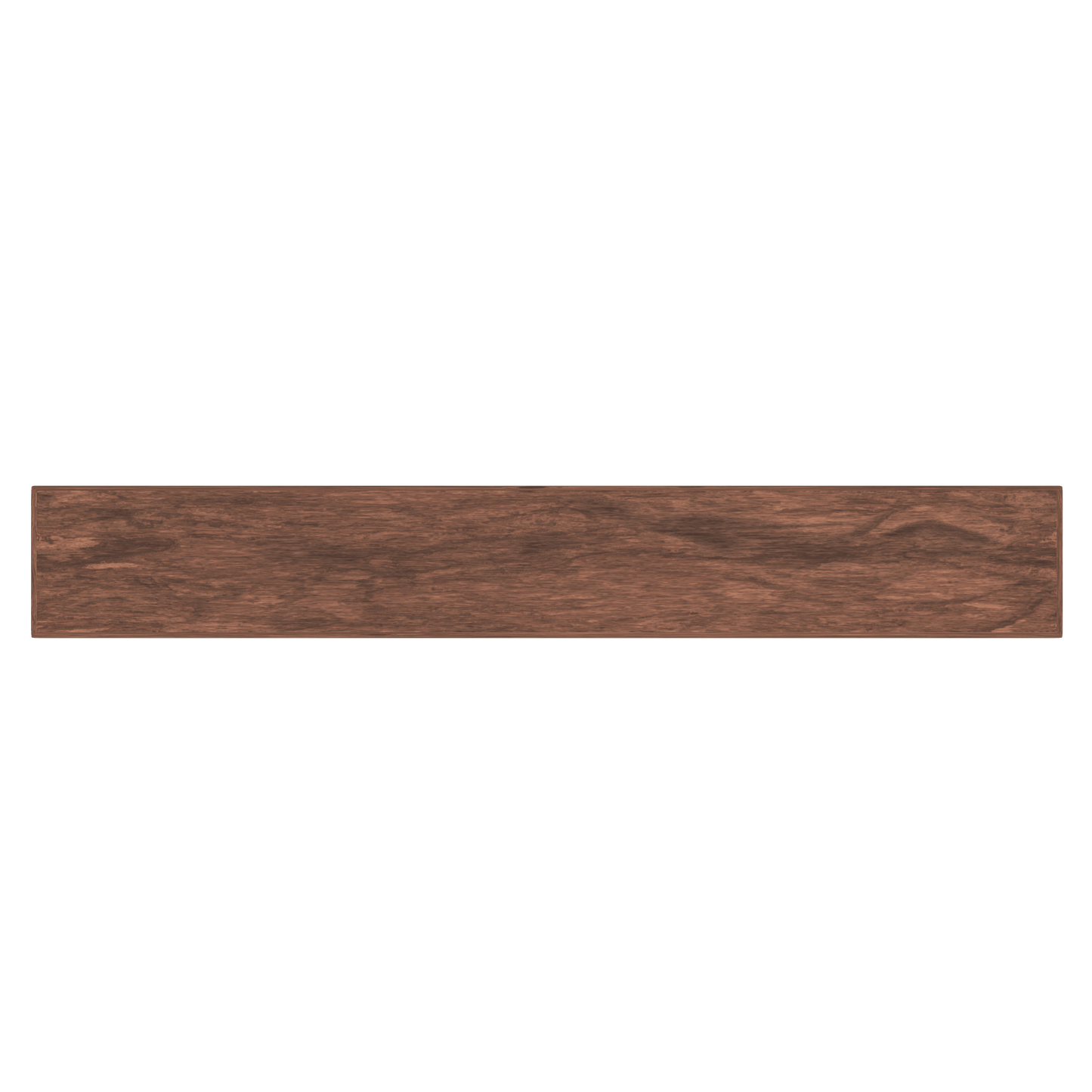 Virginia Boys Kitchens Knife 15 inch 7-Knives Holder - Wall Mounted Walnut Wood Knife Rack - Invisible Magnets