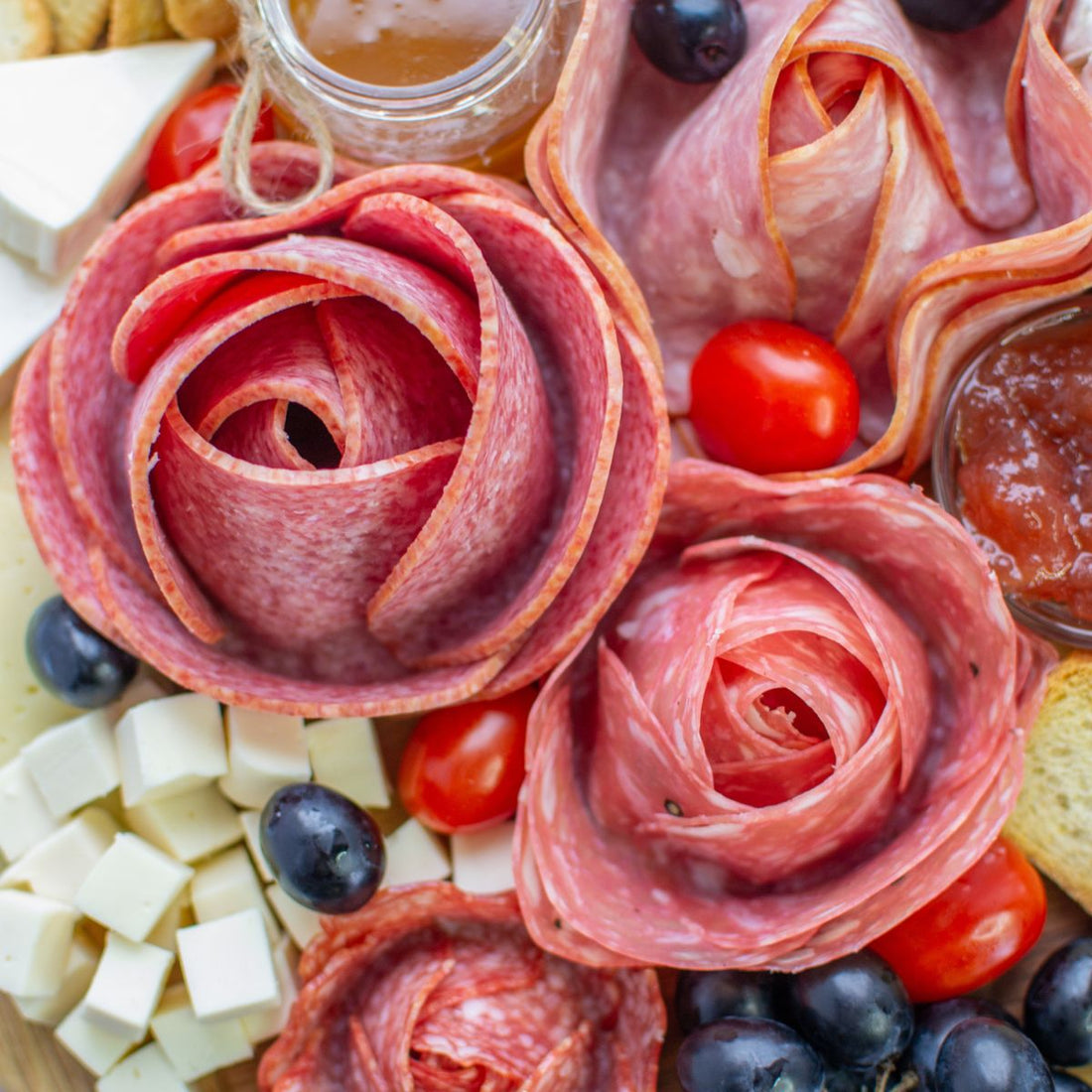 Charcuterie Meat Flower and Rose - Step by Step guide