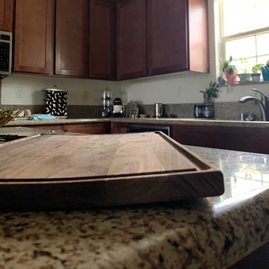 Kitchen Details Extra Large Curved Bamboo Cutting Board