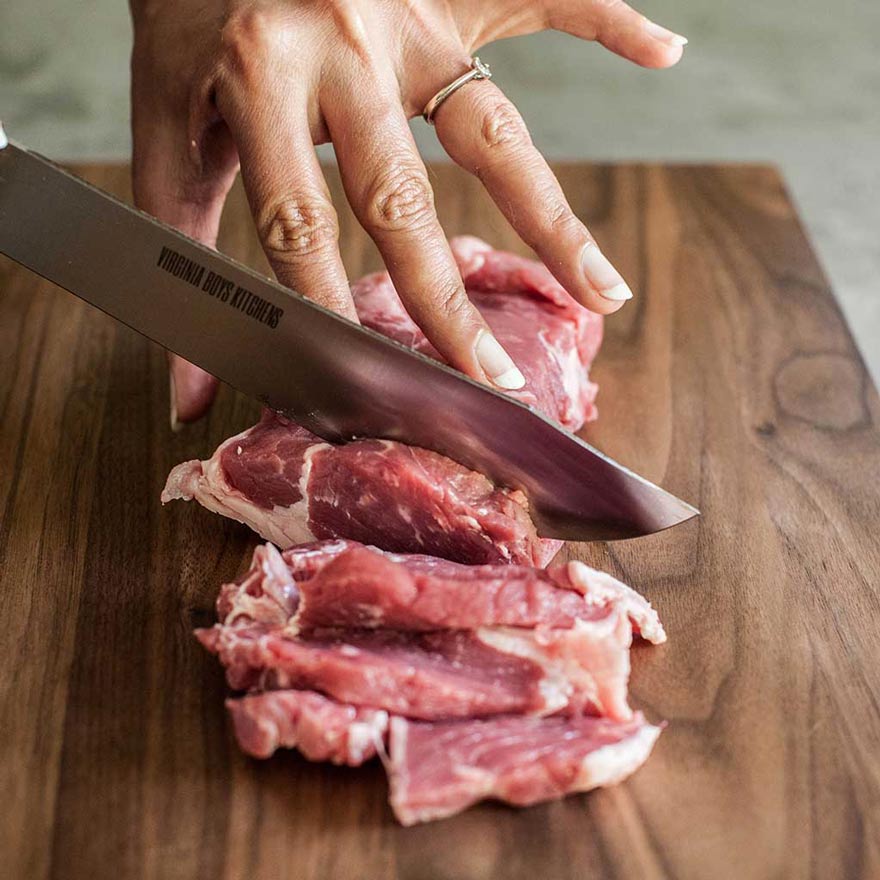 Extra Thick Wooden Cutting Board - Perfect For Meat, Cheese, Bread