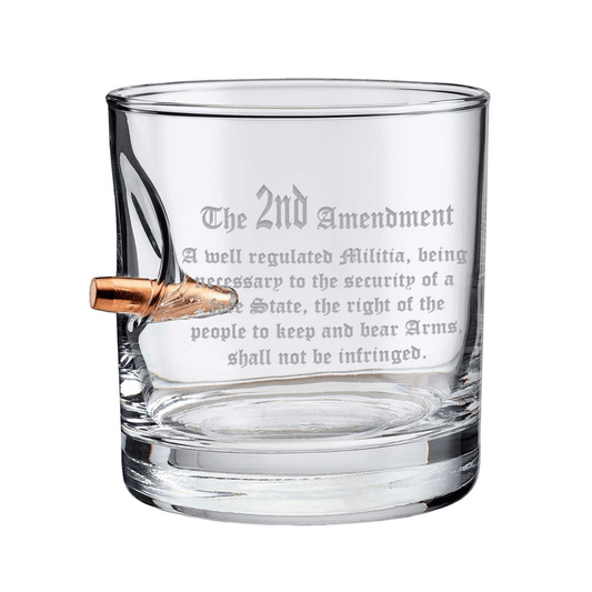 Rocks Glass 2nd Amendment by BenShot