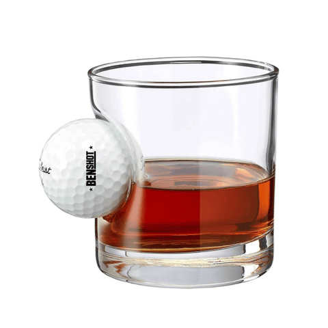 Rocks Glass with Golf Ball by BenShot