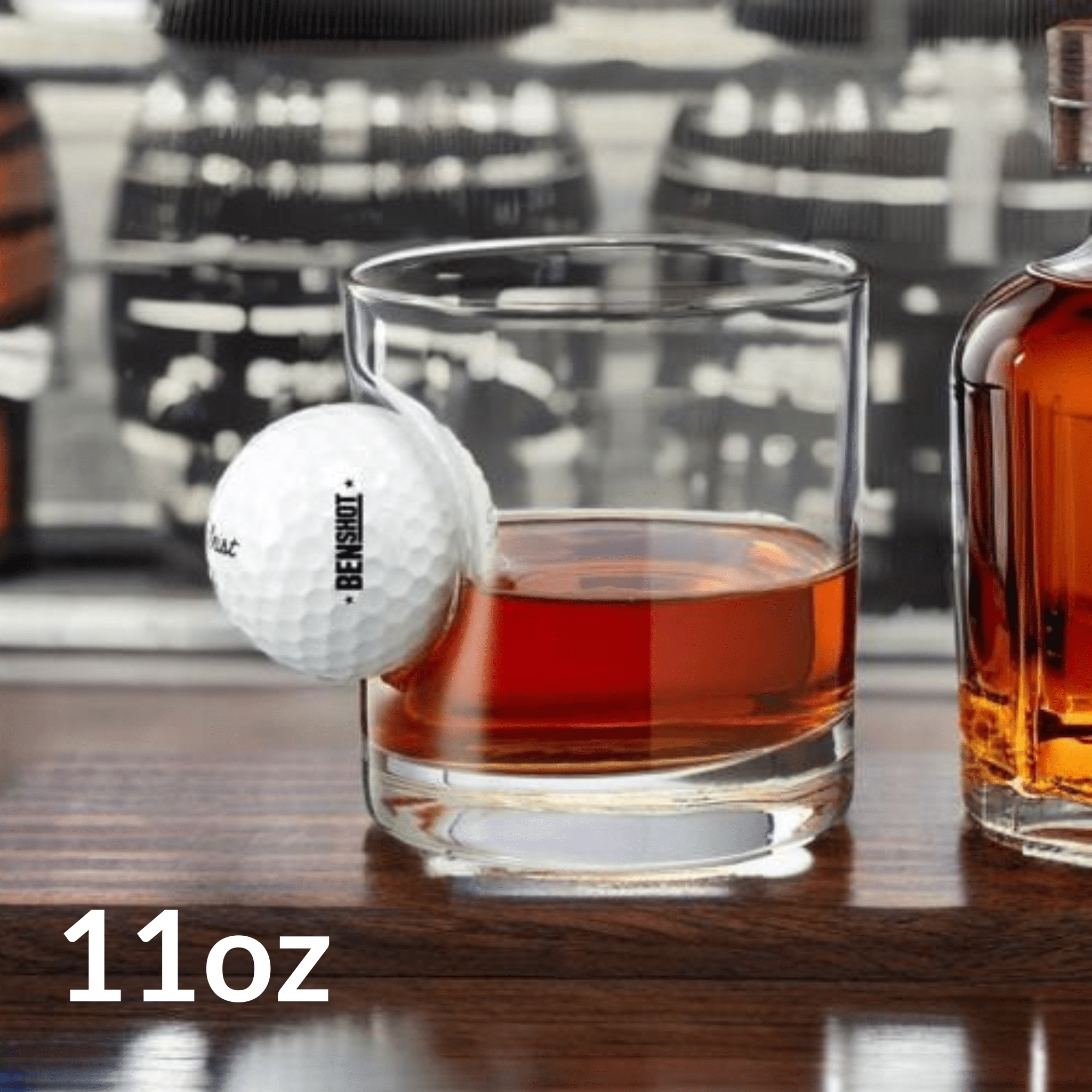 Rocks Glass with Golf Ball by BenShot