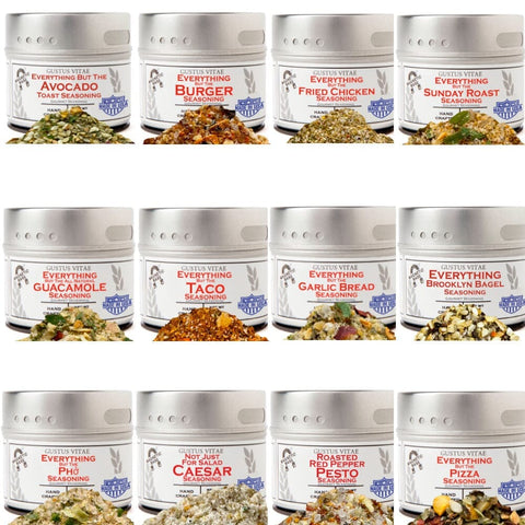 Ultimate Everything But The...Everything Seasonings Collection - Complete 12 Pack Set by Gustus Vitae