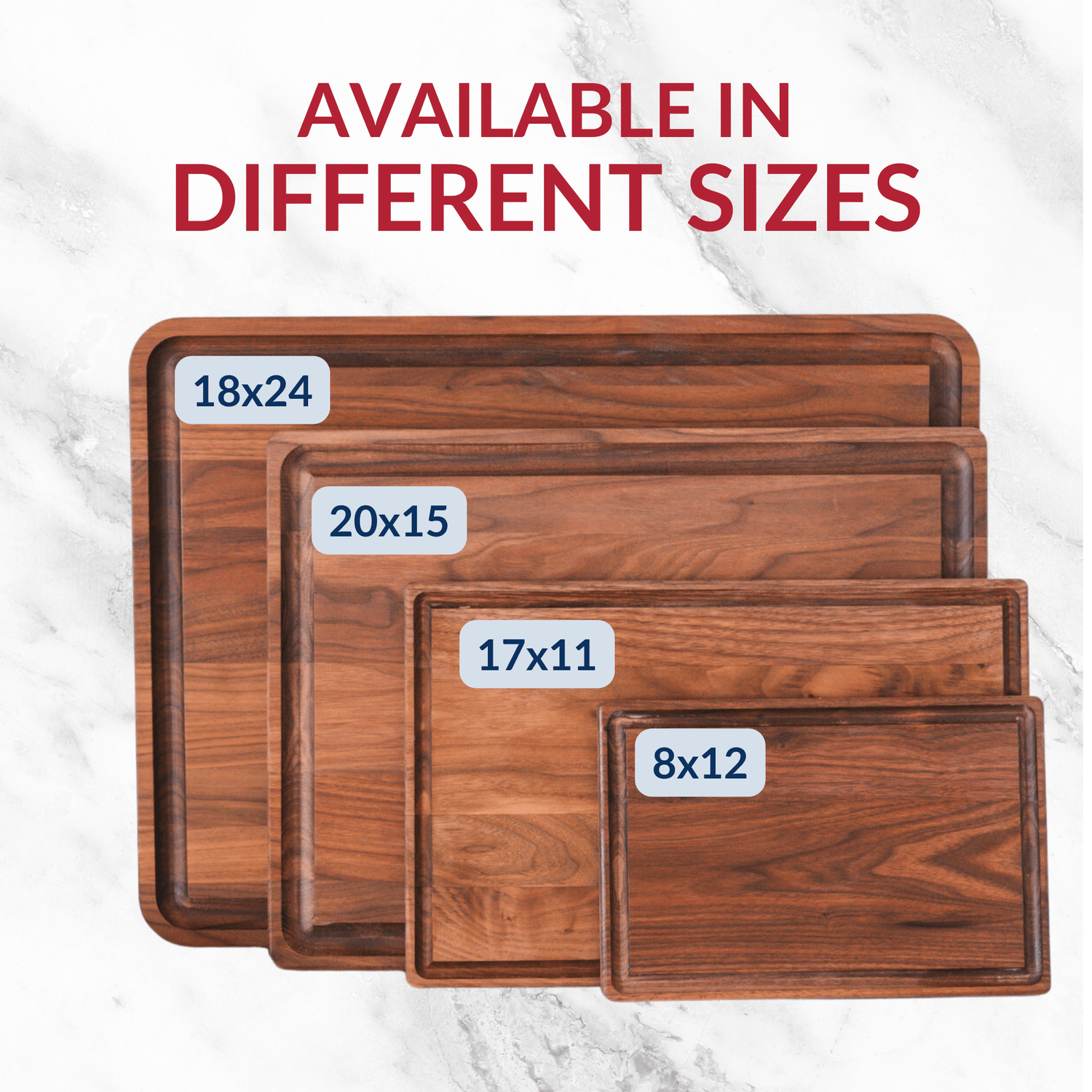 Large Walnut Wood Cutting Board/return B grade
