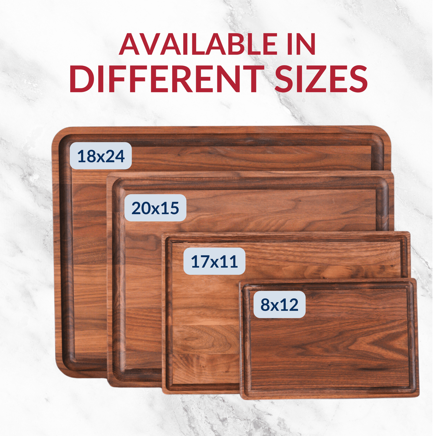 Large Walnut Wood Cutting Board - RETURNED ITEM - FINAL SALE