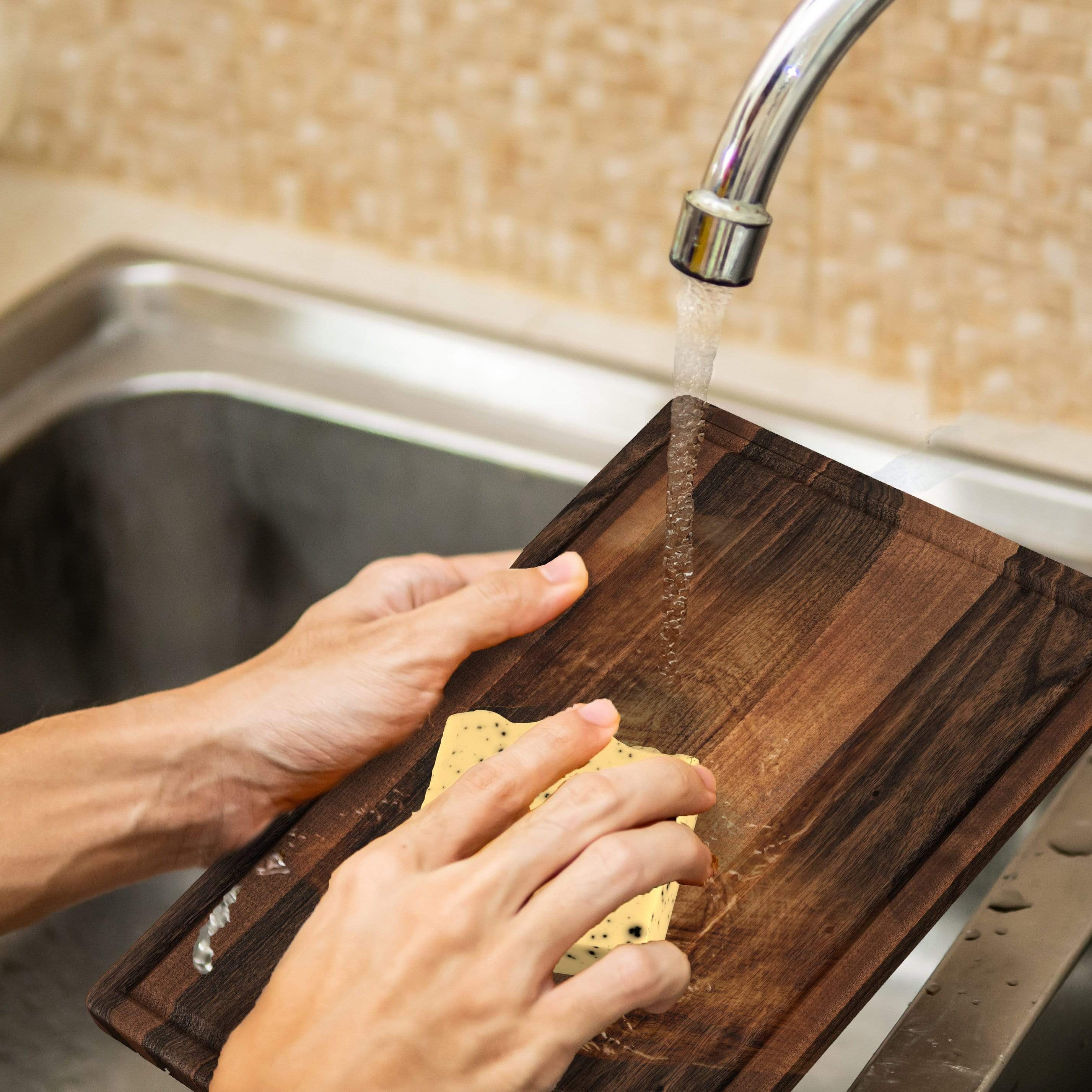 Clean & Care Kit for Wood Cutting Boards - 4 items