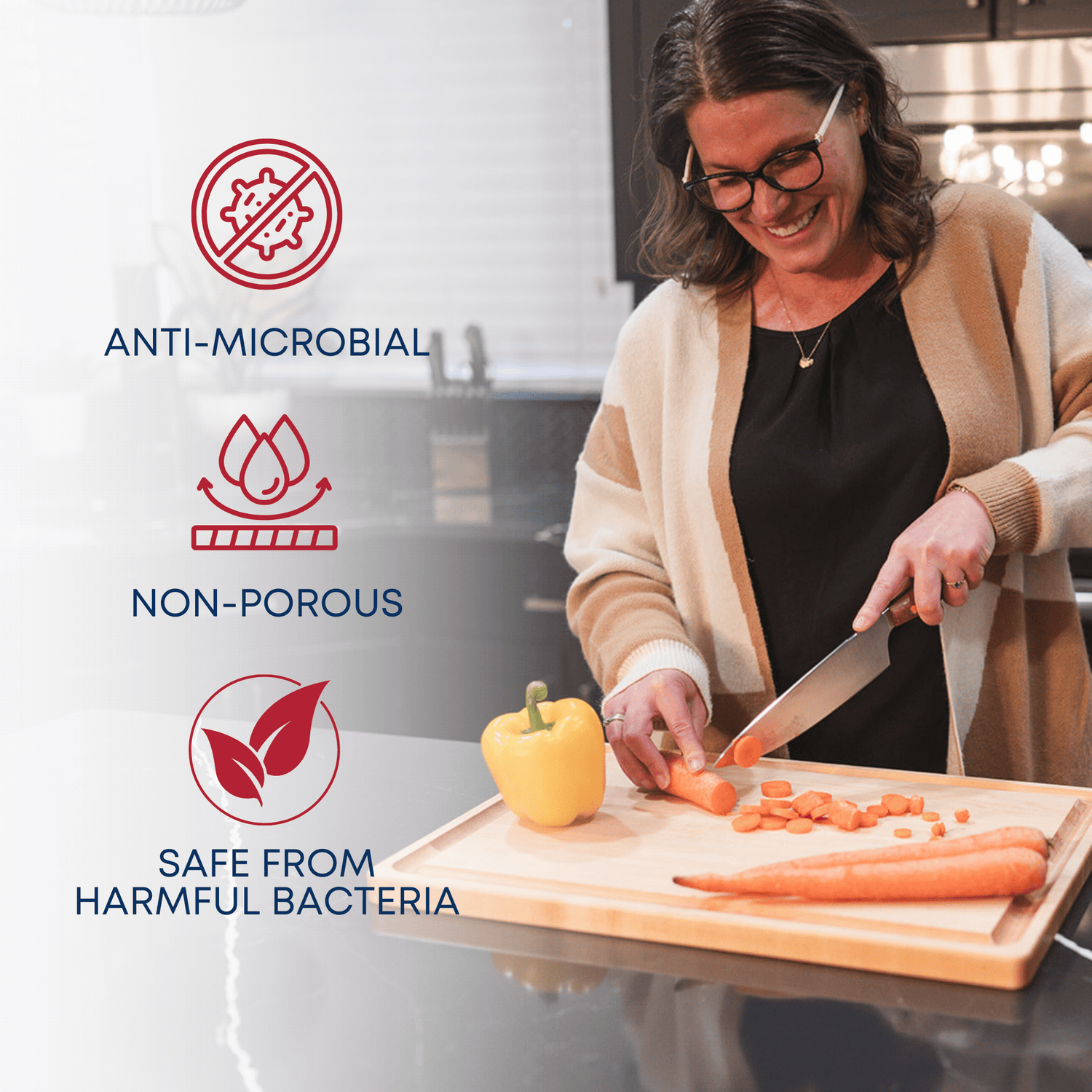 Extra Large Maple Wood Cutting Board/return A grade