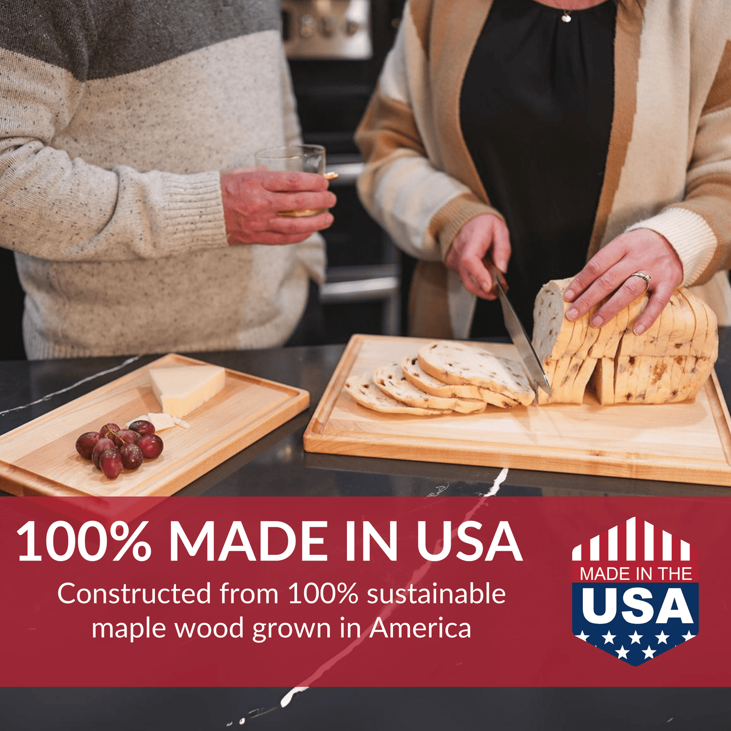Extra Large Maple Wood Cutting Board - Return