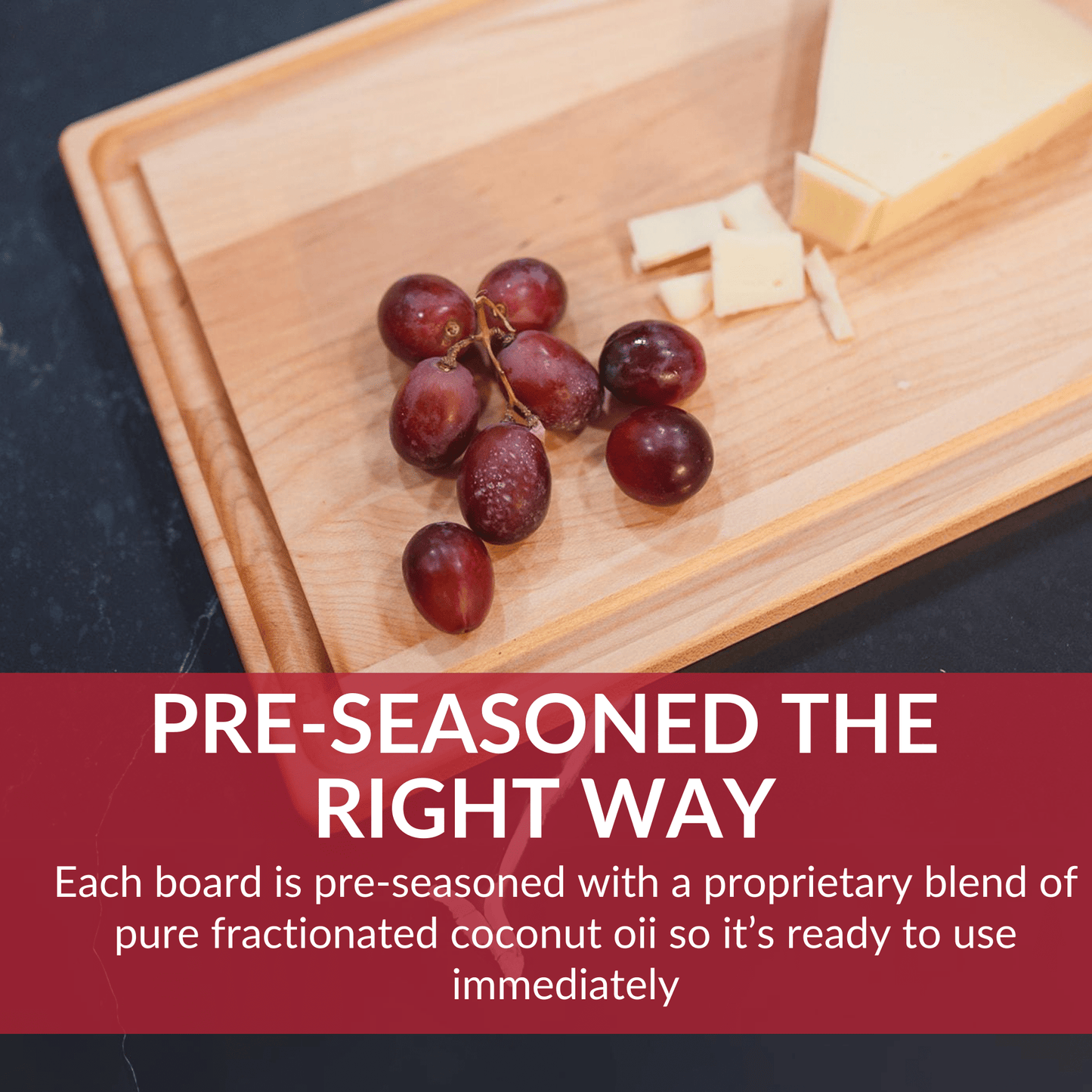 Extra Large Maple Wood Cutting Board - Return