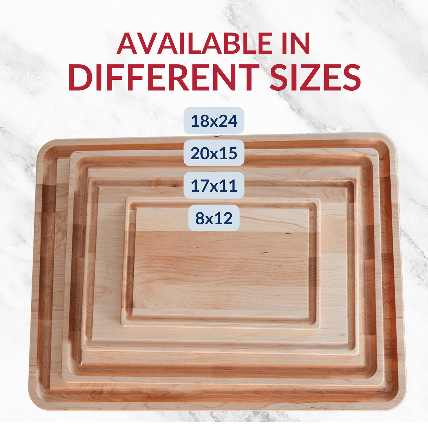 Large Maple Wood Cutting Board - RETURNED ITEM - FINAL SALE