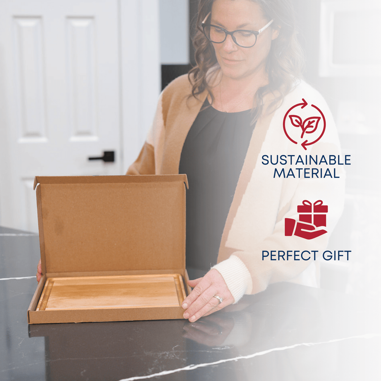 Medium Maple Wood Cutting Board/return A grade