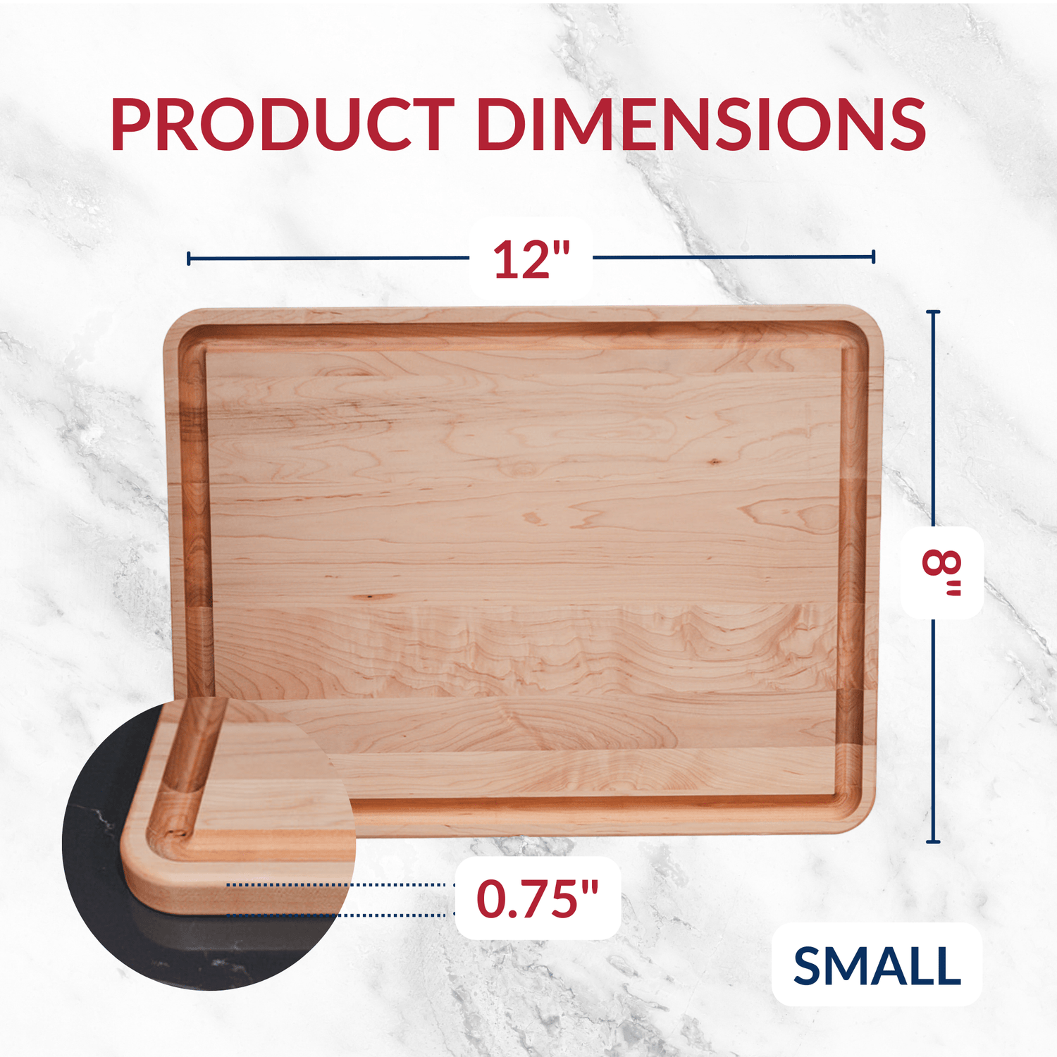 Small Maple Wood Cutting Board/return B grade