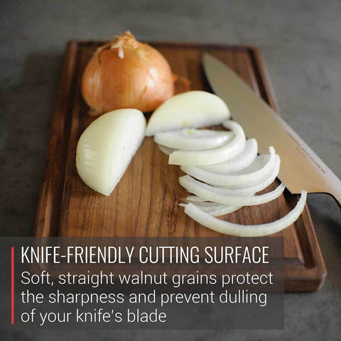 Wood is the best surface to keep your knives sharp