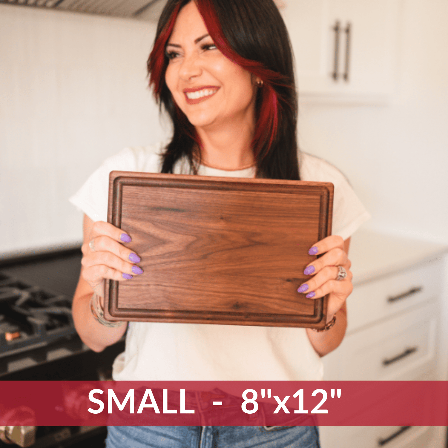 Small Walnut Wood Cutting Board/return B grade