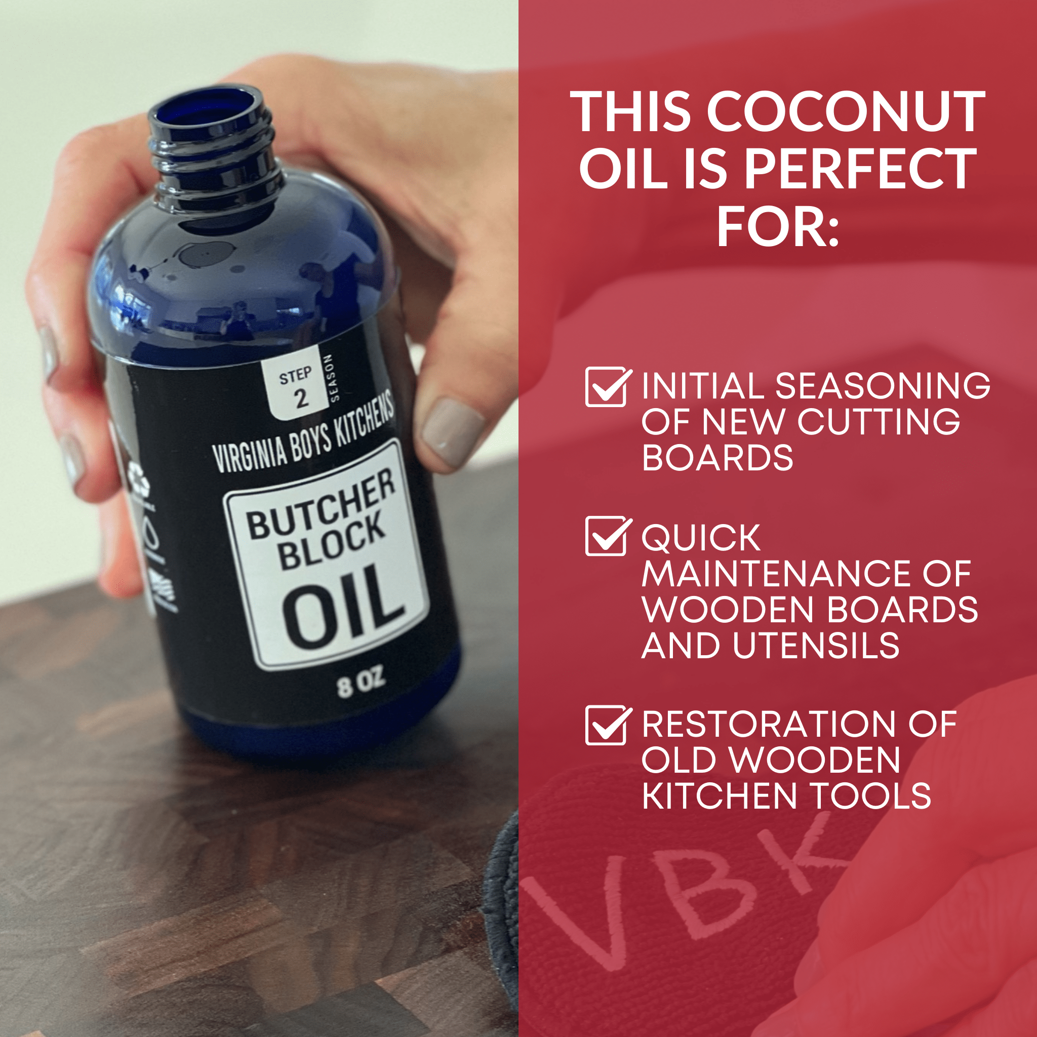 Starter Wood Cutting Board Set (3 items) - 2 Boards, plus Oil