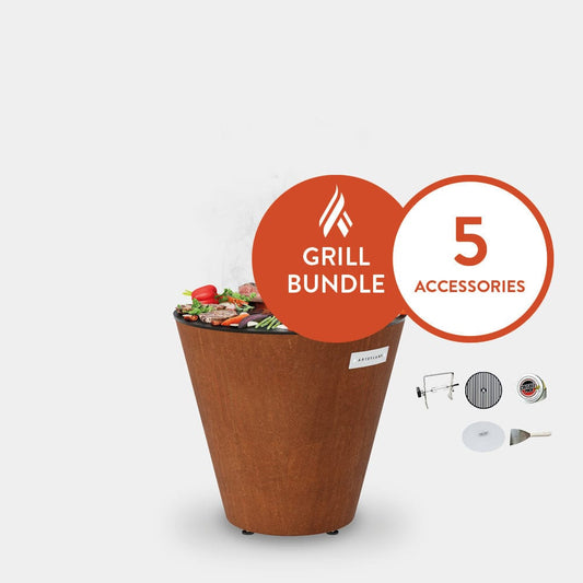 Arteflame Arteflame One 20" Grill And Home Chef Bundle With 5 Grilling Accessories. by Arteflame Outdoor Grills