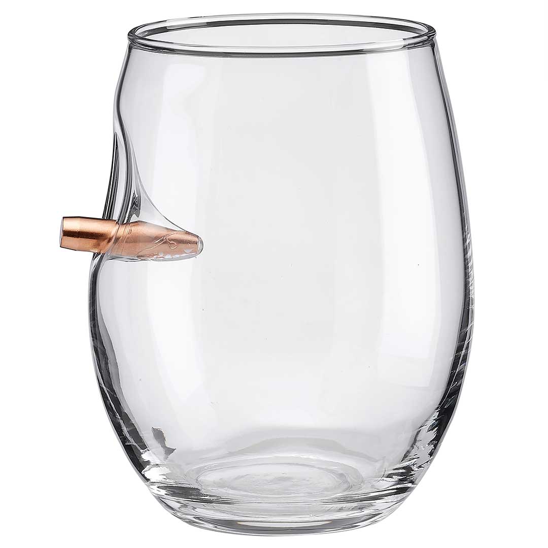 Stemless Wine Glass with Bullet by BenShot