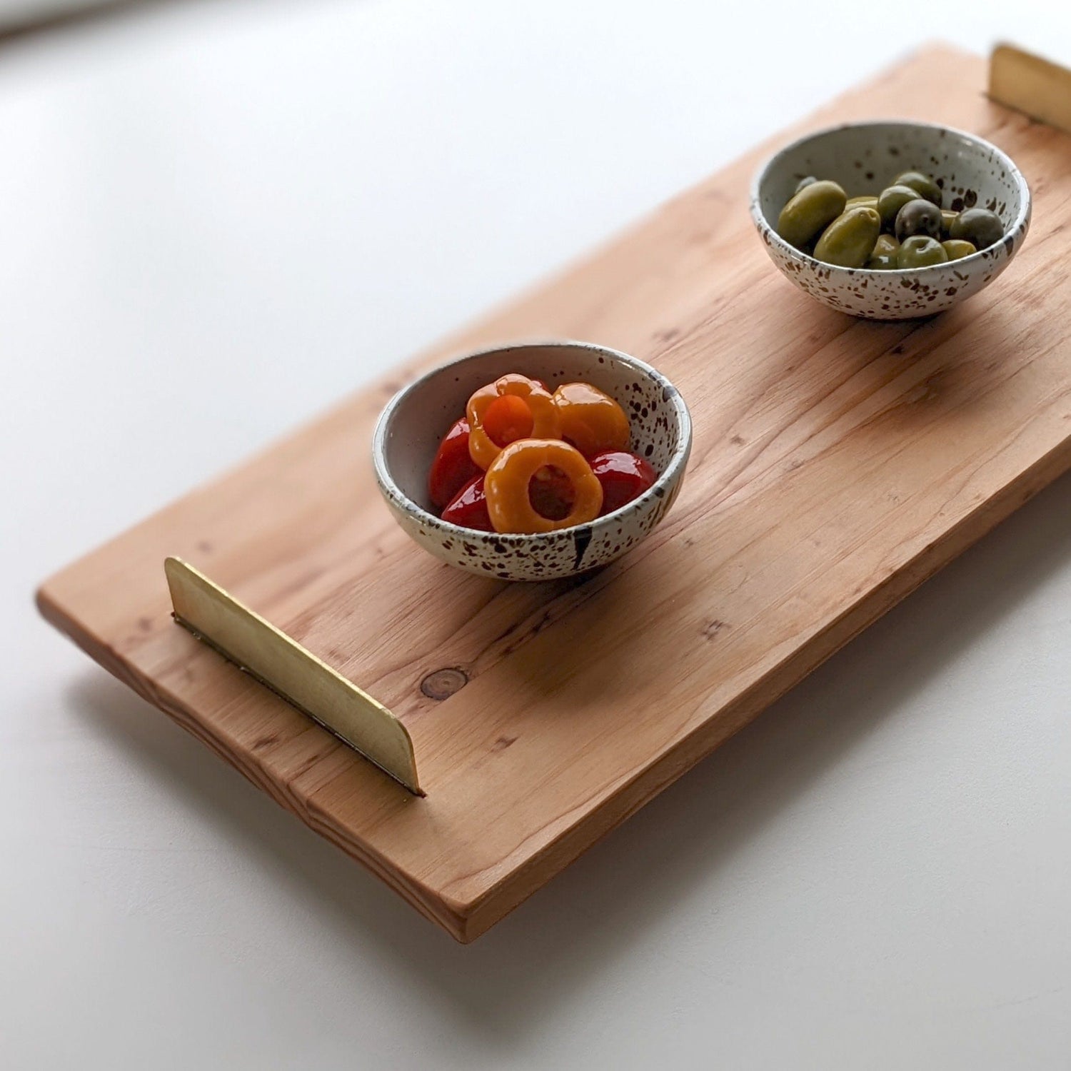 Reclaimed Brass Handle Tray by Formr