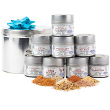Gustus Vitae BBQ Bucket & Pit Master Gift Set | 8 Gourmet Seasonings & Salts In A Handsome Gift Tin by Gustus Vitae