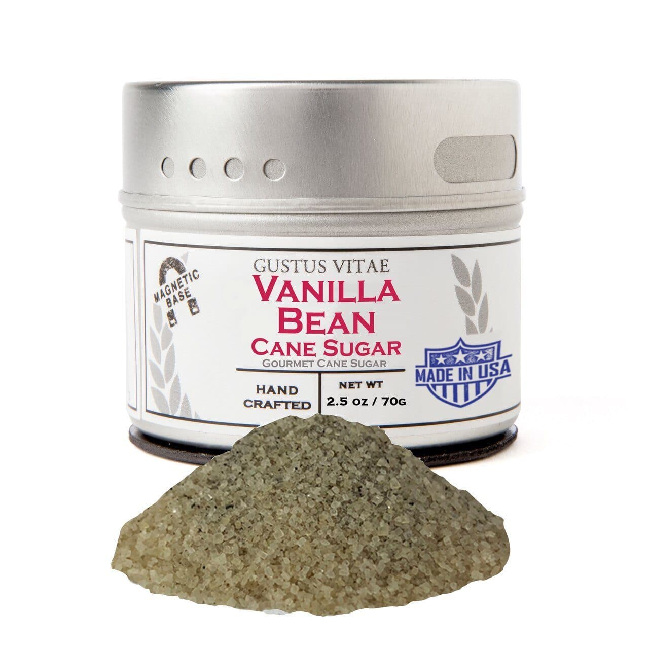 Gustus Vitae Berries & Vanilla Cane Sugars Collection - Artisan Infused Cane Sugars by Gustus Vitae Seasonings & Spices