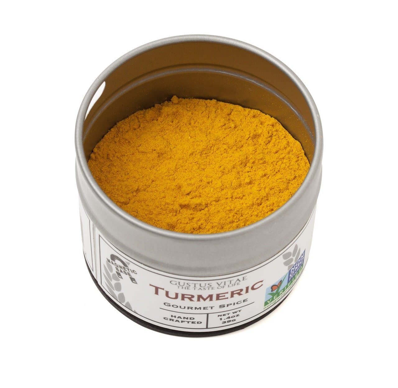 Gustus Vitae Pantry Starter Kit | Essential Spices, Seasonings, Salts | 8 Magnetic Tins | Gustus Vitae by Gustus Vitae Seasonings & Spices