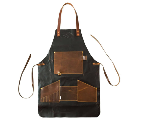 Lifetime Leather Co Leather Apron by Lifetime Leather Co aprons Italian Dark Brown