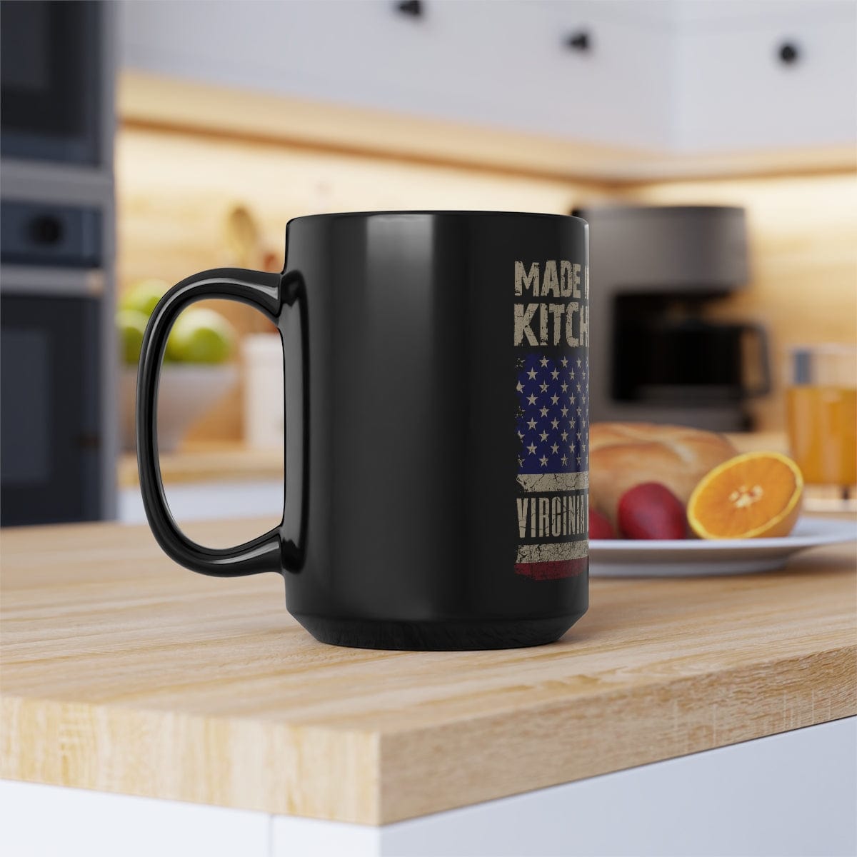 Printify Black Mug, 15oz Mug 15oz