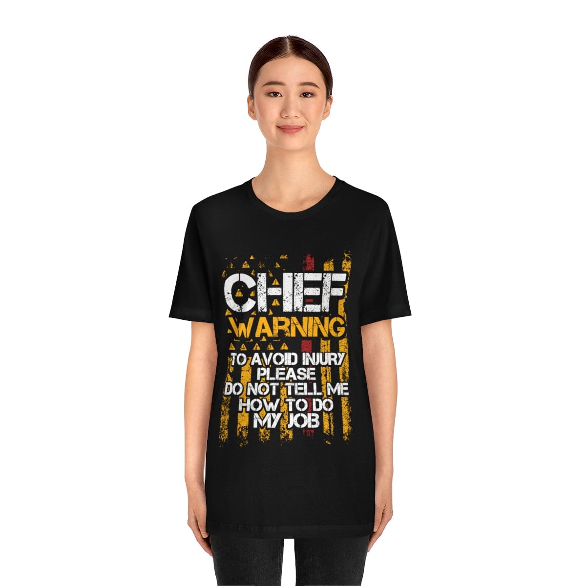 Printify Chef Warning Unisex Jersey Short Sleeve Tee T-Shirt