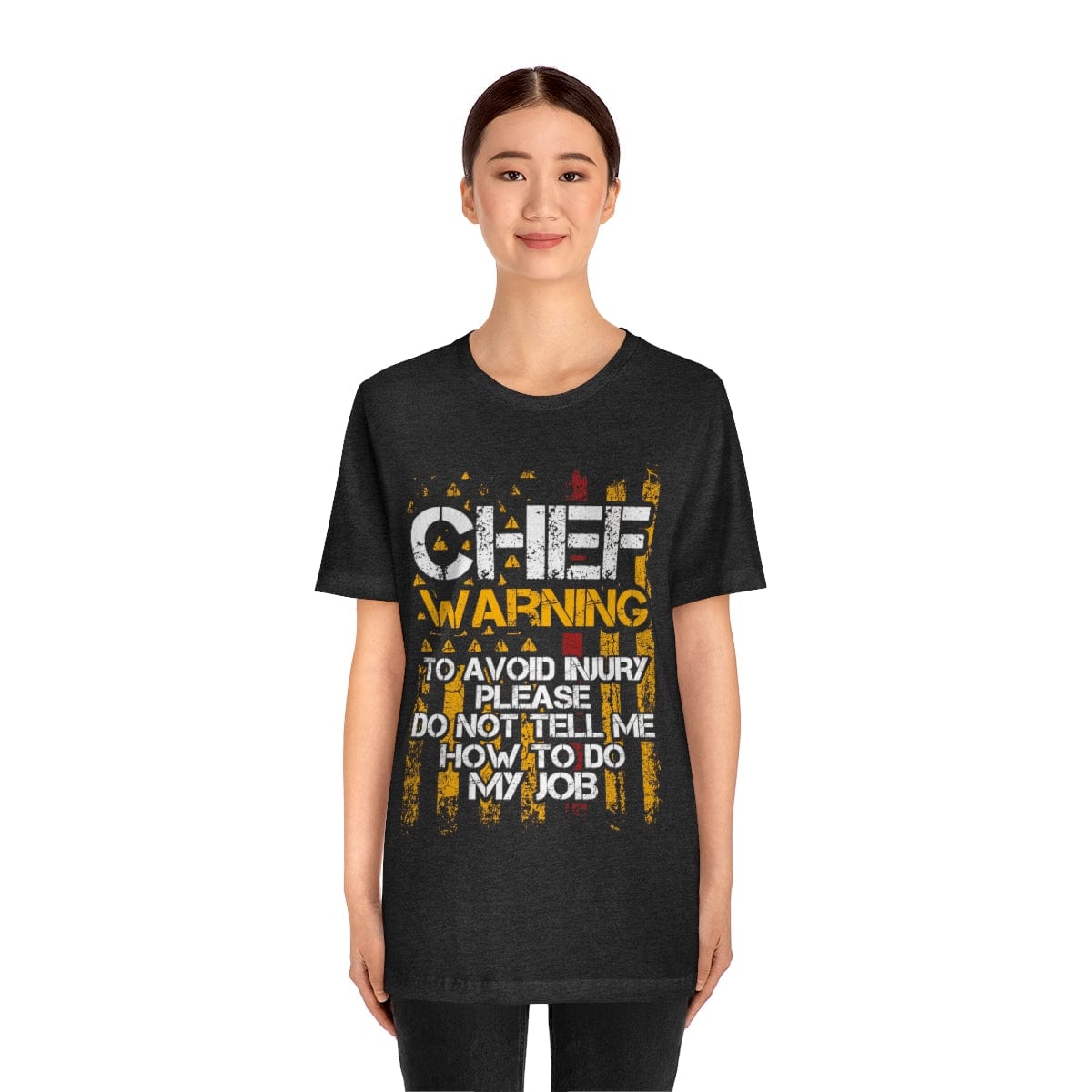 Printify Chef Warning Unisex Jersey Short Sleeve Tee T-Shirt
