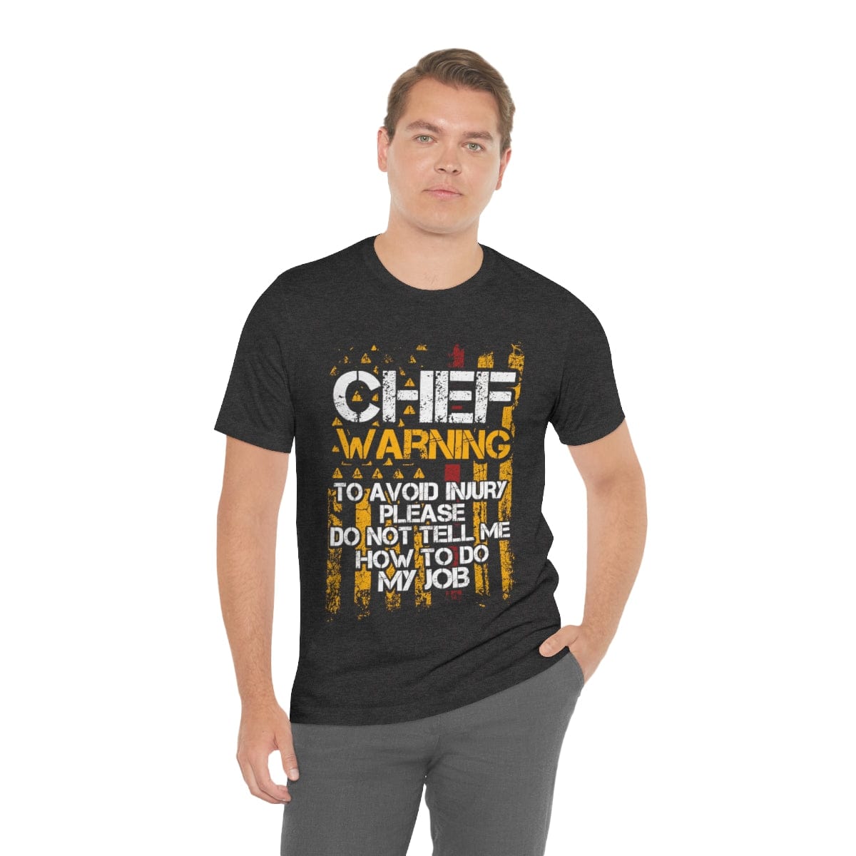 Printify Chef Warning Unisex Jersey Short Sleeve Tee T-Shirt