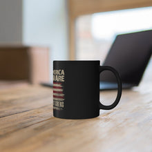 Printify MADE IN AMERICA KITCHENWARE Black Coffee Mug hidden 11oz