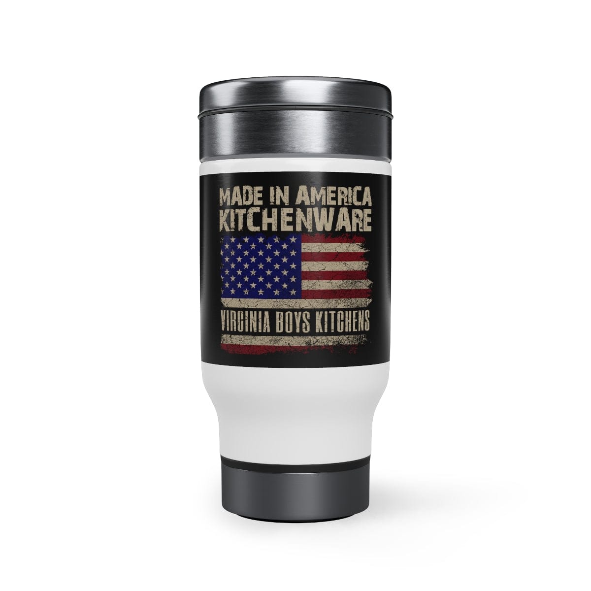 Printify Stainless Steel Travel Mug with Handle, 14oz Mug 14oz