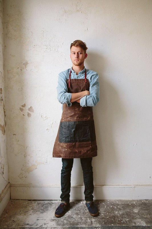 Sturdy Brothers The Charles Waxed Canvas Apron by Sturdy Brothers