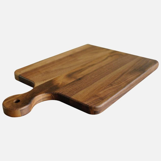 Virginia Boys Kitchens Medium 10x16 inch Walnut Handle Board Cutting Board